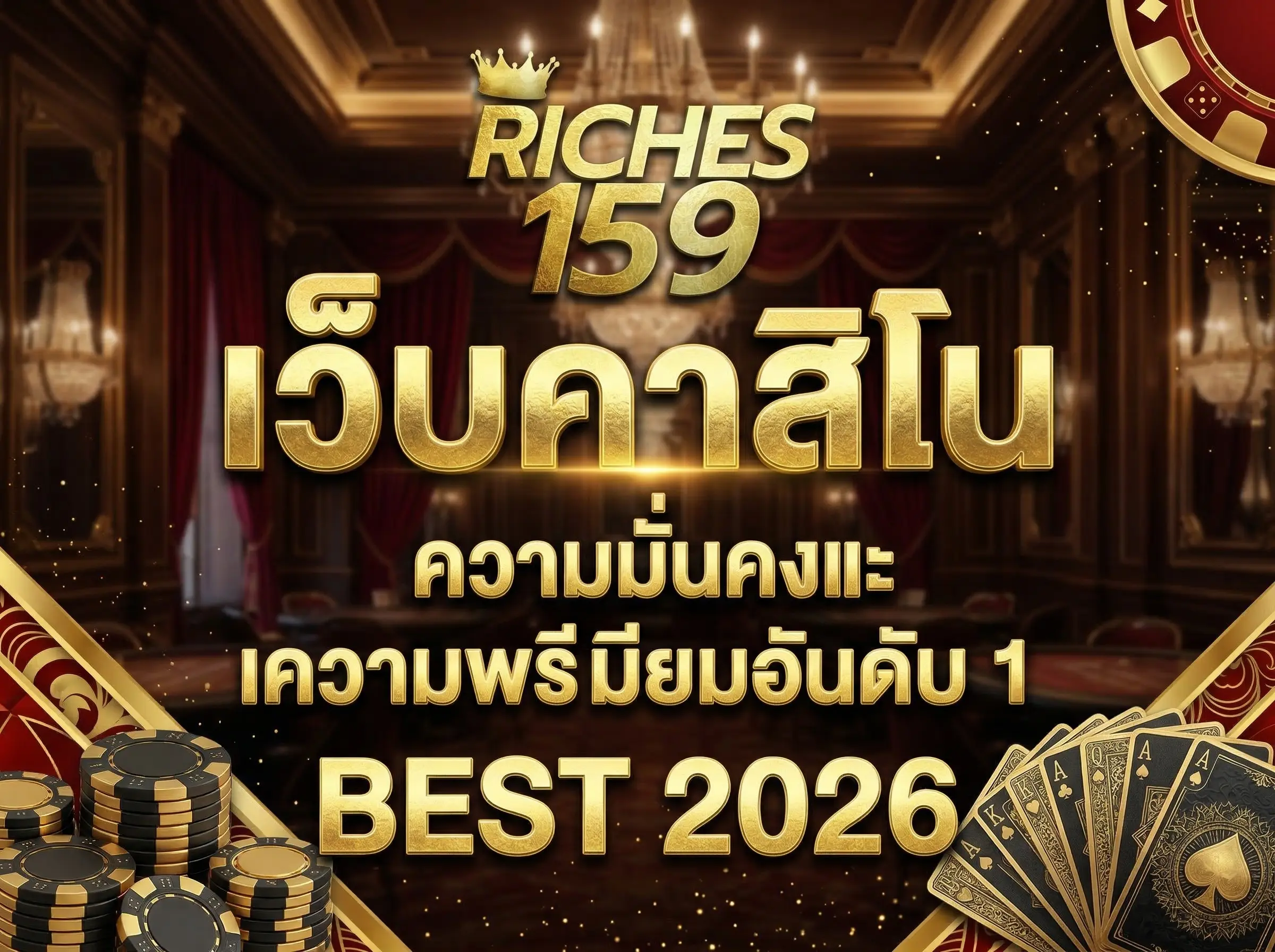 เว็บคาสิโน ความมั่นคงและความพรีเมียมอันดับ 1 BEST 2026