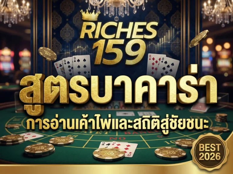 สูตรบาคาร่า การอ่านเค้าไพ่และสถิติสู่ชัยชนะ BEST 2026